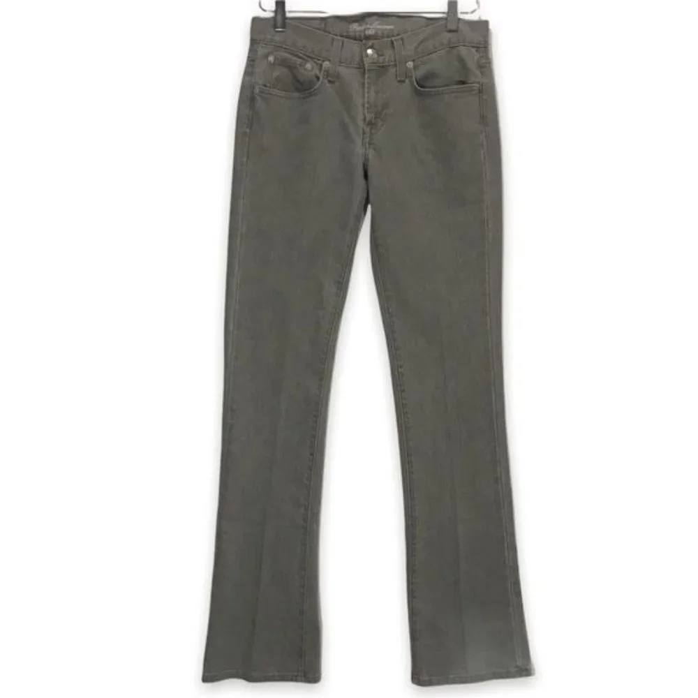 Ralph Lauren 867 Grey Straight Leg Jeans Size 28 Tall Girl
